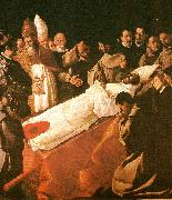 Francisco de Zurbaran, death of st. buenaventura